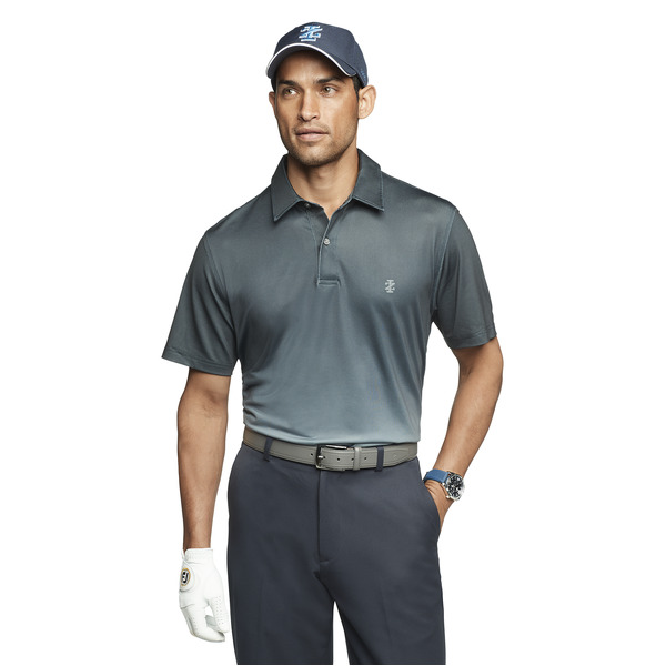 IZOD Printed Ombre Polo [Anthracite] [Size: M]