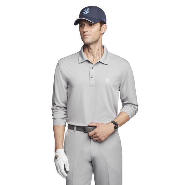 IZOD Recycled Poly Texture Tour Polo [Griffin][Size: M]