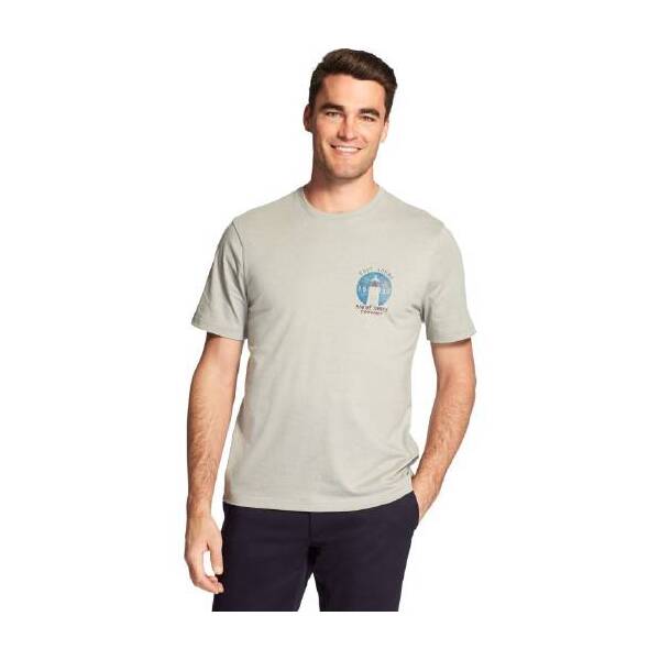 IZOD Marine Supply Men's T-Shirt - Light Grey Heather