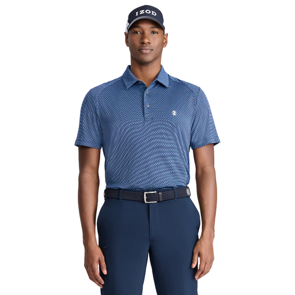 IZOD Birdie Jacquard Men's Polo [NAVY][S]