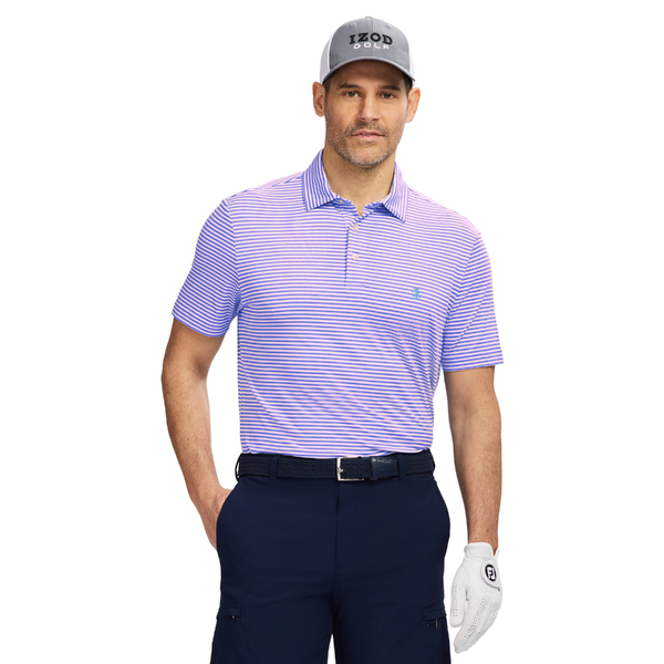 IZOD Clubhouse Bar Men's Polo [PINK/REGATTA][M]