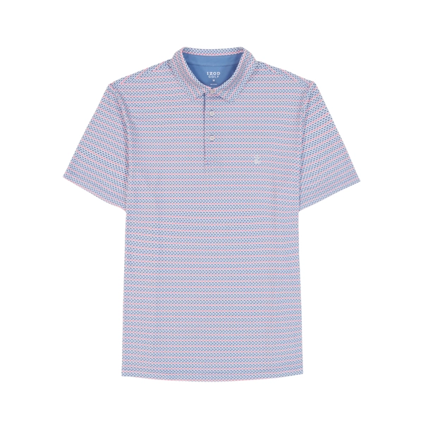IZOD Small Print Men's Polo [MOON BLUE][S]