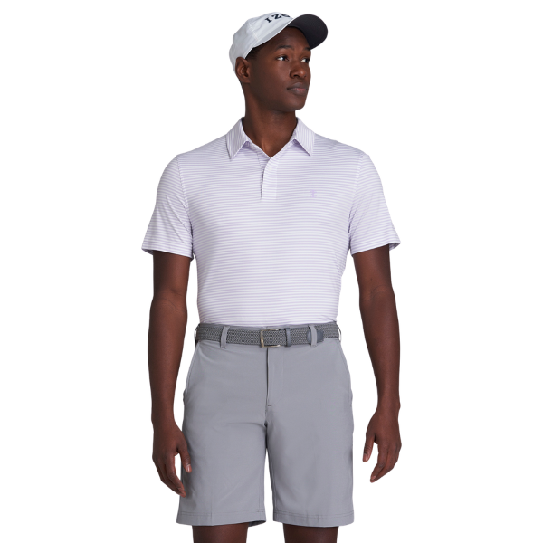 IZOD SS Cool FX Feeder Stripe Men's Polo [PASTEL LILAC][M]