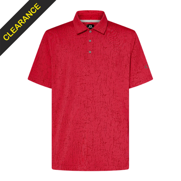 Oakley Resist Jacquard Men's Polo [HIBISCUS][S]