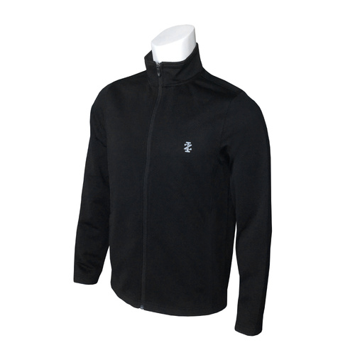 IZOD Long Game Knit Jacket - Black [Size: Small]