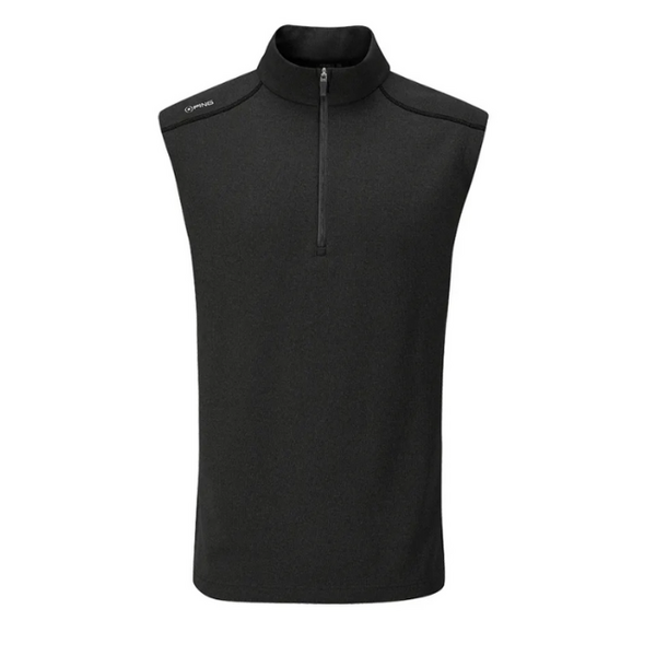 PING Ramsey Half Zip Men's Golf Vest [BLACK][Size:M]