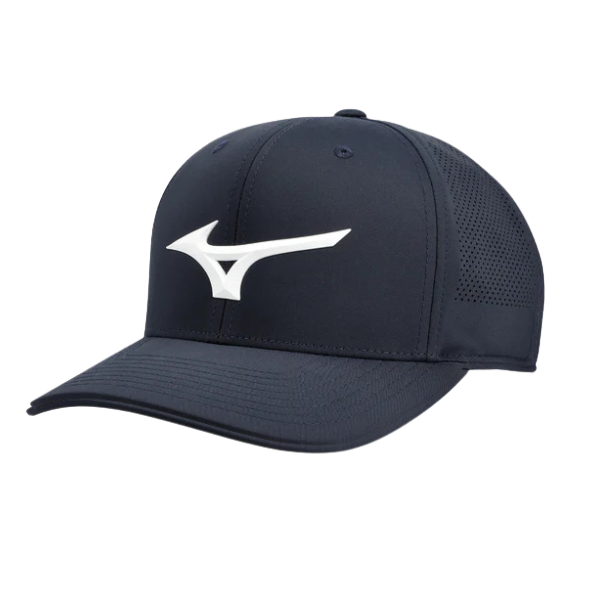 Mizuno Tour Vent Snapback Cap [NVY/WHT]