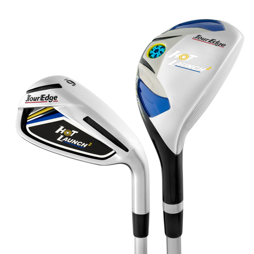 Tour Edge Ladies Hot Launch 2 Combo - 4,5 Hybrid + 6-SW Graphite Irons [Hand: Ladies Right] [Flex: Ladies Flex]