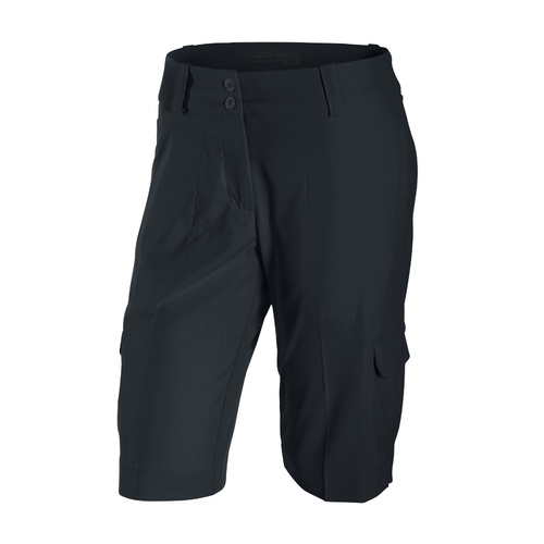 Nike Ladies Tech Long Sport Shorts - Black [Size: 6]