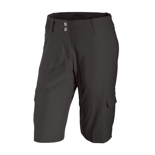Nike Ladies Tech Long Sport Shorts - Black Tea [Size: 4]