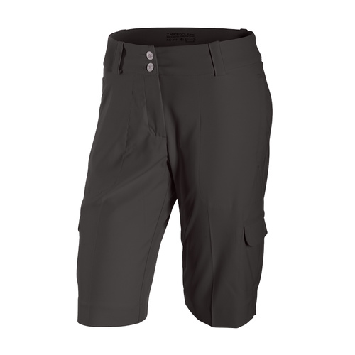 Nike Ladies Tech Long Sport Shorts - Black Tea [Size: 6]