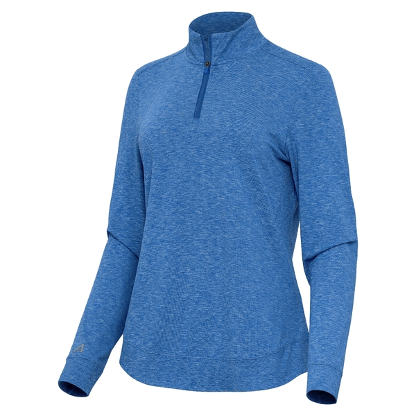 Antigua Women's Optimistic Quarter Zip Pullover [MAR HTHR][S]
