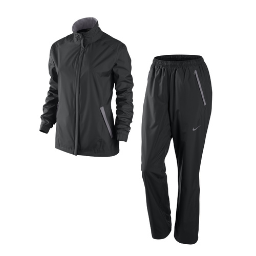 Nike Ladies Storm Fit Rain Suit - Black [Size: Small]