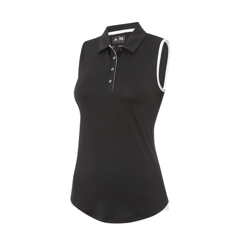 Adidas Essentials 3-Stripe SL Polo - Black [Size: Small]