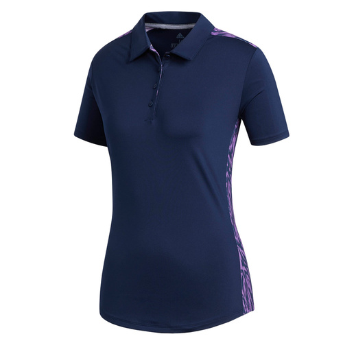 adidas Ladies Ultimate365 Novelty Polo - Indigo [Size:Small]