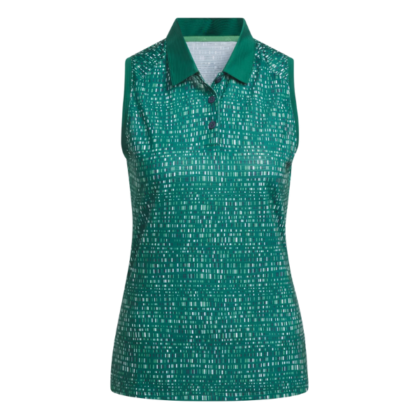 Adidas Ultimate Women's Printed Polo [COLL GREEN][S]