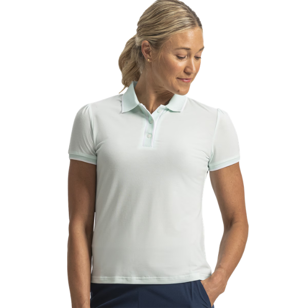 FJ Cap Sleeve Women's Polo [GLACIAL BLUE][S]