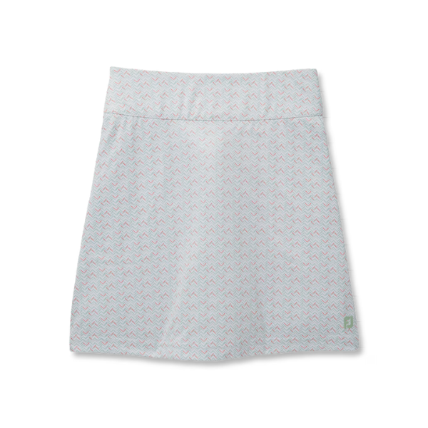 FJ Interlock Stretch Skort [WHT/CHEV][S]