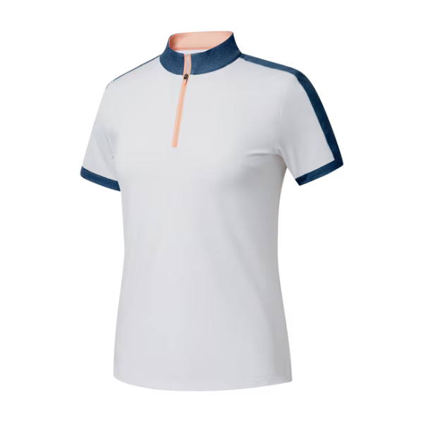 FJ Colourblock Women's Short Sleeve Polo [WHT/NVY][M]