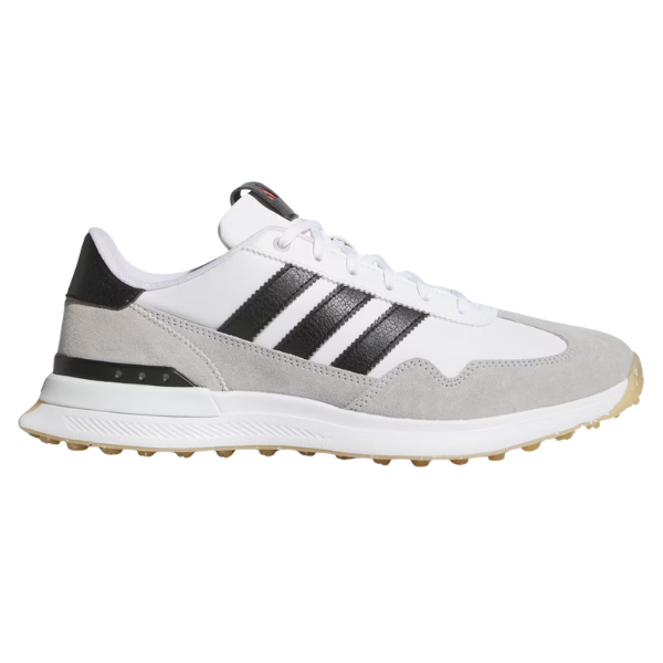 Adidas Textile Spikeless Men's Golf Shoes [WHT/BLK/GRY][8 US]