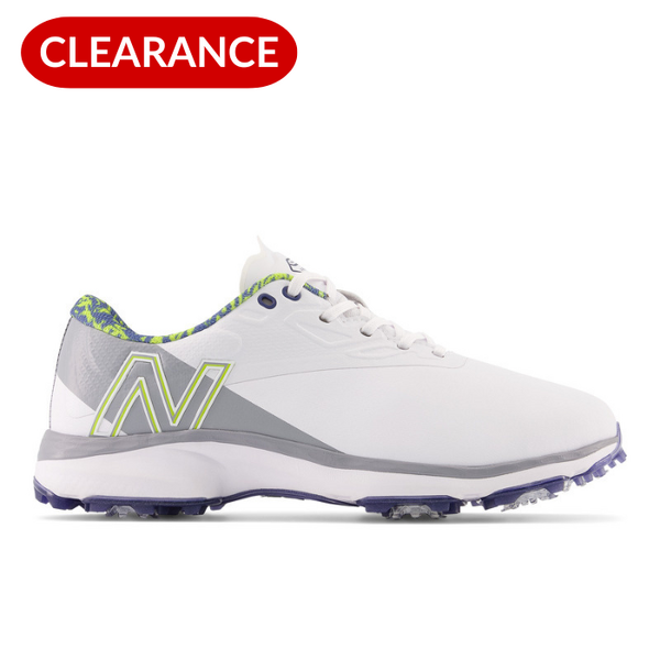 New Balance Fresh Foam X Defender Mens Golf Shoes [Wht/Gry] [Size: 8.5 US]