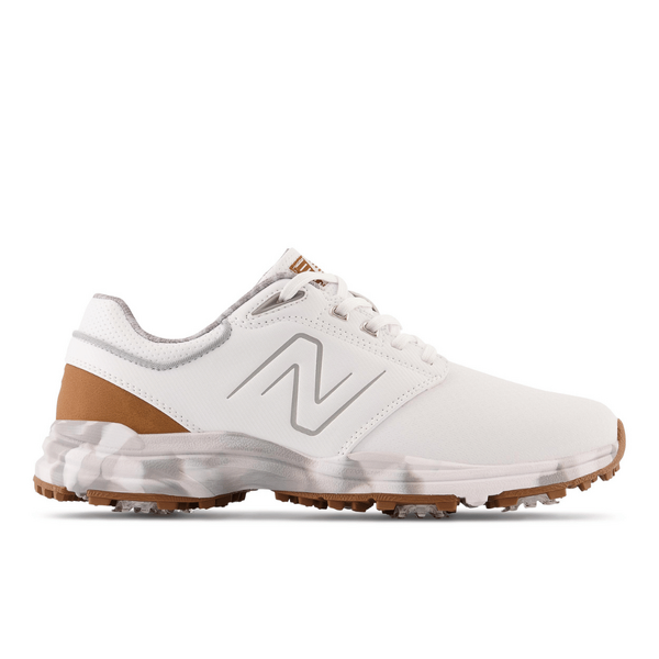 New Balance Brighton Men's Shoes [SPIKED][WHITE/BROWN][SIZE: 8.5 US]