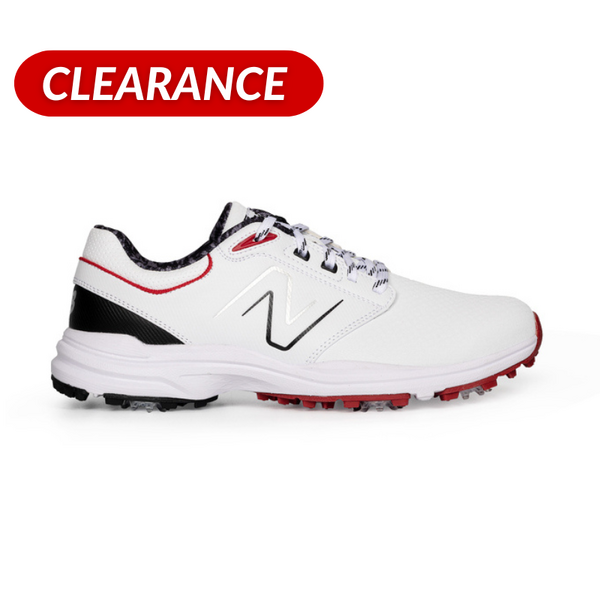 New Balance Brighton Spiked Men's Shoes [WHT/RED][8 US]