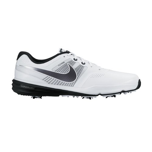 Nike Lunar Command Men's Golf Shoes [WHT/MET/BLK][Size: 7.5 US]
