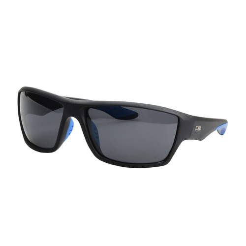 Striker SS1 Sunglasses - Black/Blue WITH SMOKE LENS