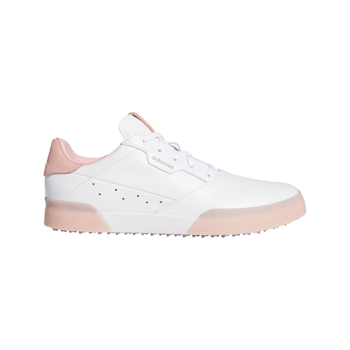adidas Ladies adicross Retro Golf Shoes - White [Size:6 US]