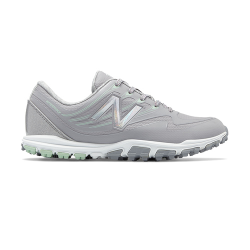 New Balance NBGW1005 Ladies Minimus WP Golf Shoes - Grey/Mint [Size: 6 US]