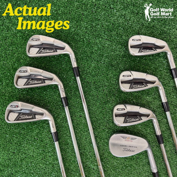Pre Owned Titleist AP1 710 5-Pw, Sw Steel Stiff