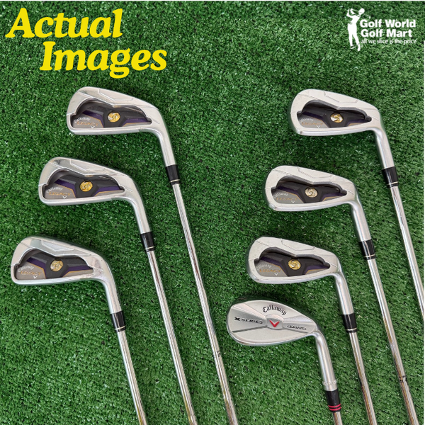 Pre Owned Callaway Legacy Forged 5-Pw, 52˚ Stiff Steel