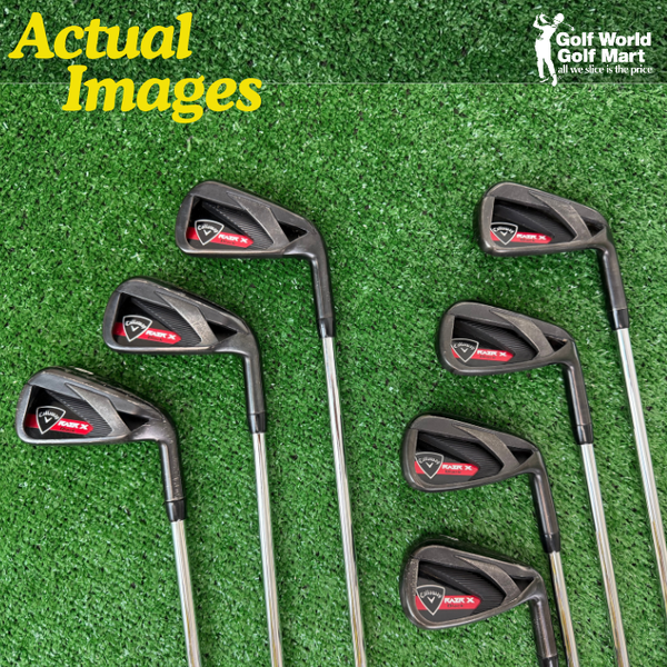 Pre Owned Callaway Razr X Black 4-Pw Regular Steel