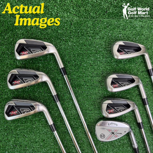 Pre Owned Callaway Razr Tour 5-Pw, Gw Stiff Steel