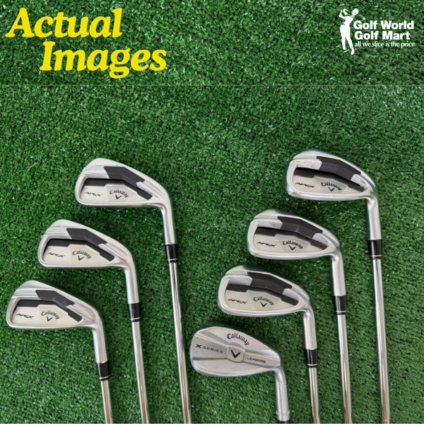 Pre Owned Callaway Apex Forged 5-Pw, 58˚ Regular Steel