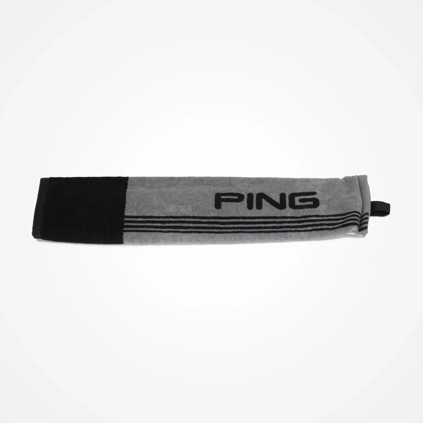 PING Trifold Towel [BLK/GRY]