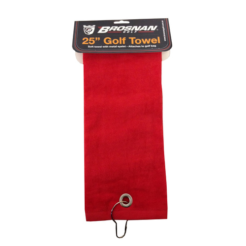 Brosnan 25 Inch Golf Towel - Red