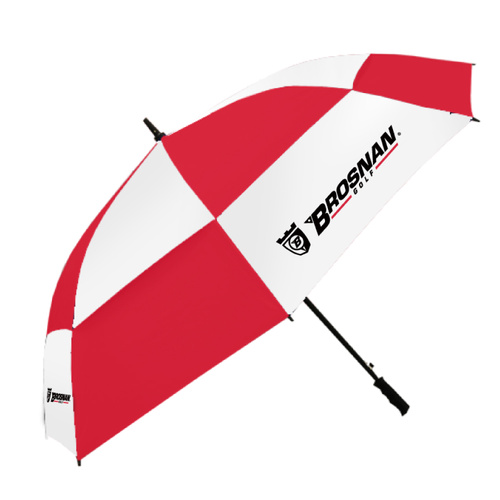 Brosnan Tour Classic Windbuster 68 Inch Umbrella - Red/White