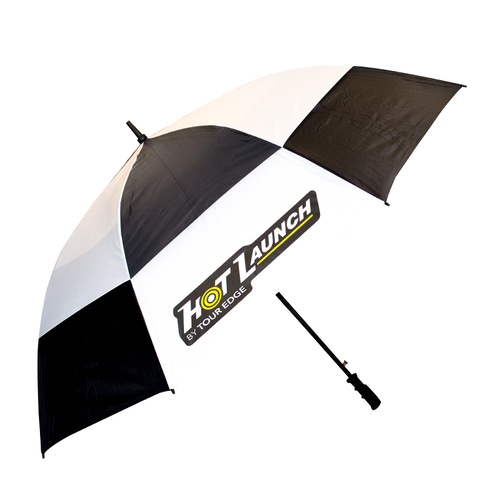 Hot Launch by Tour Edge Windbuster Double Canopy Umbrella 68 Inch 